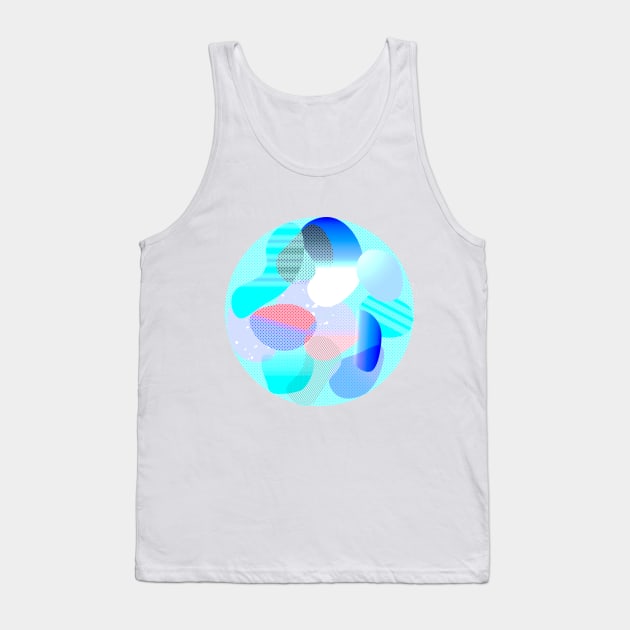 Blue Stones Tank Top by stefy